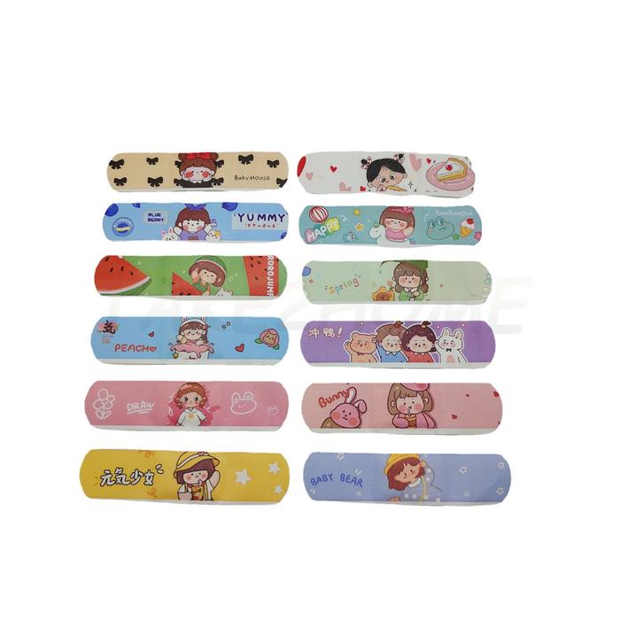 Kids Plester Luka Anti Air Cartoon / Anti Air Cartoon Karakter Motif / Plester Luka Anak Dewasa Wate