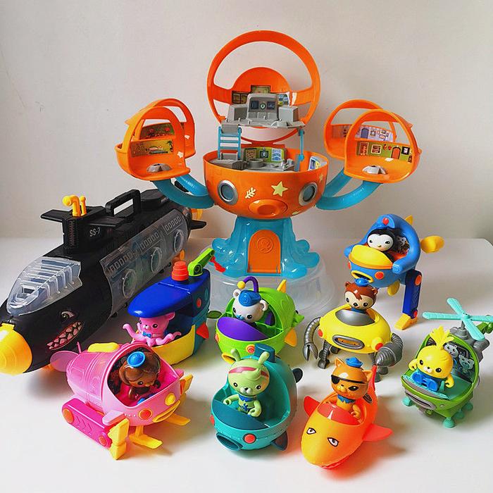 Octonauts Octopod Submarine Car Scence Toy Set Barnacles Kwazii
