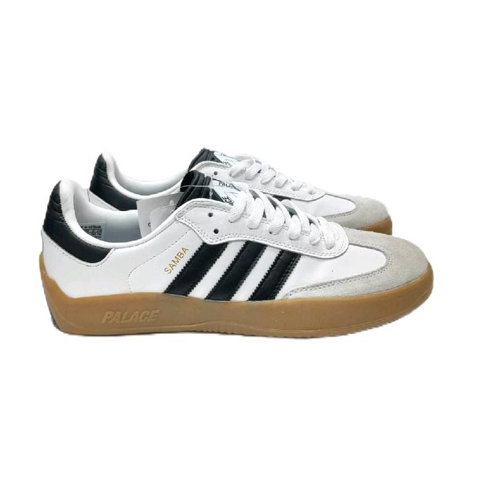 Sepatu Adidas Puig Samba Palace White Black Sneakers Pria