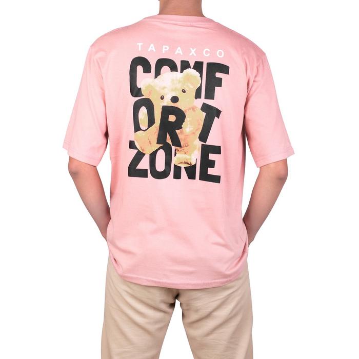 Kaos T-shirt Oversize Comfort Zone Kaos Pria Wanita
