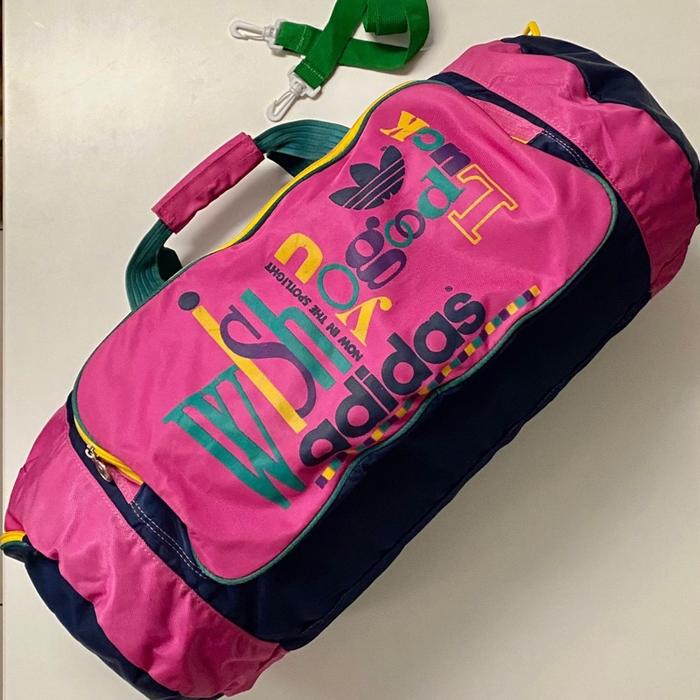 ADIDAS BY ACE DUFFLE BAG MULTI COLORS VINTAGE BAGS