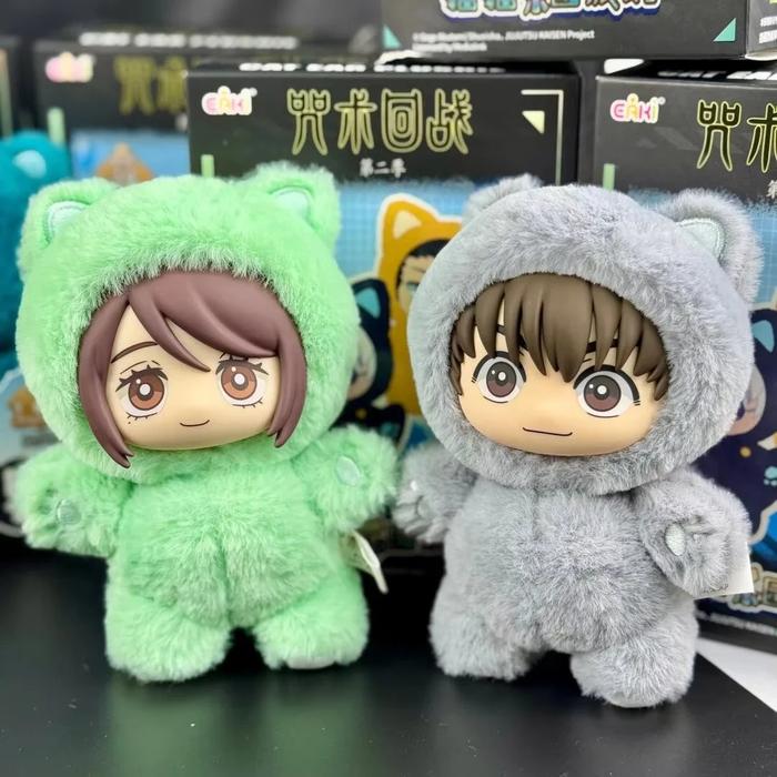 Eaki Jujutsu Kaisen Season 2 Gojo Satoru Cat Park Party Blind Box Doll Pendant Collectible Toy Model