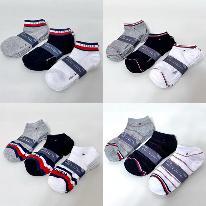 Kaos Kaki Tommy Hilfiger Set 3 Pair Original