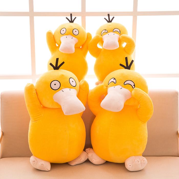 Pokemon Anime Psyduck Boneka Pokemon Mewah Boneka Bebek Lucu Bantal