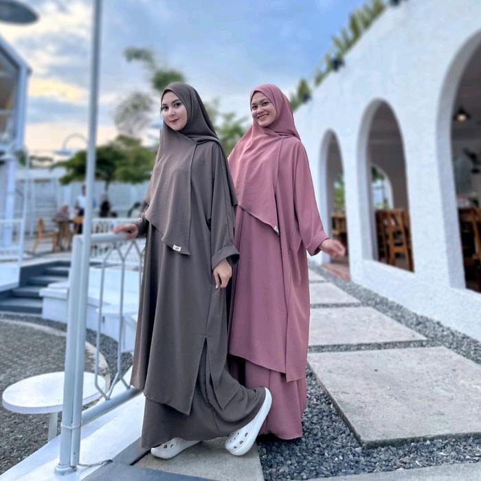 Set kaftan aghnia terbaru