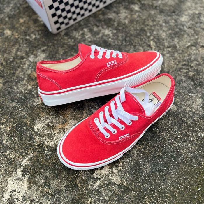 VANS AUTHENTIC RED CHILI SKATE ORIGINAL