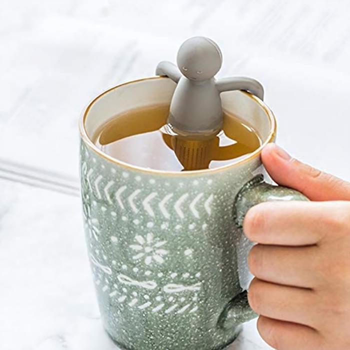 MalakuMall | Saringan Teh Silikon | Tea Filter Infuser Strainer | Aksesori Seduh Teh Lucu