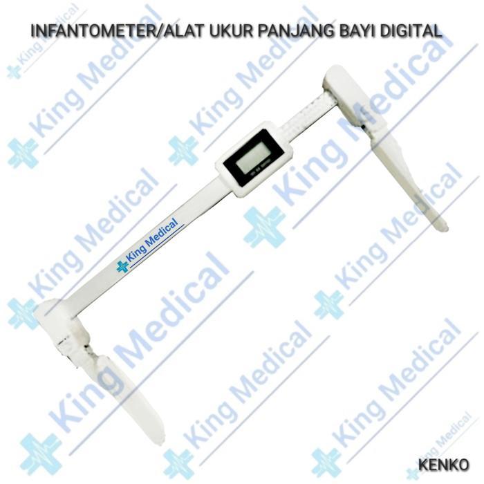 Infantometer/Stadiometer Alat Ukur Panjang Bayi Digital Kenko