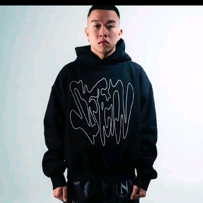 Satisfaction Hoodie Boxy 330GSM HASTE Black