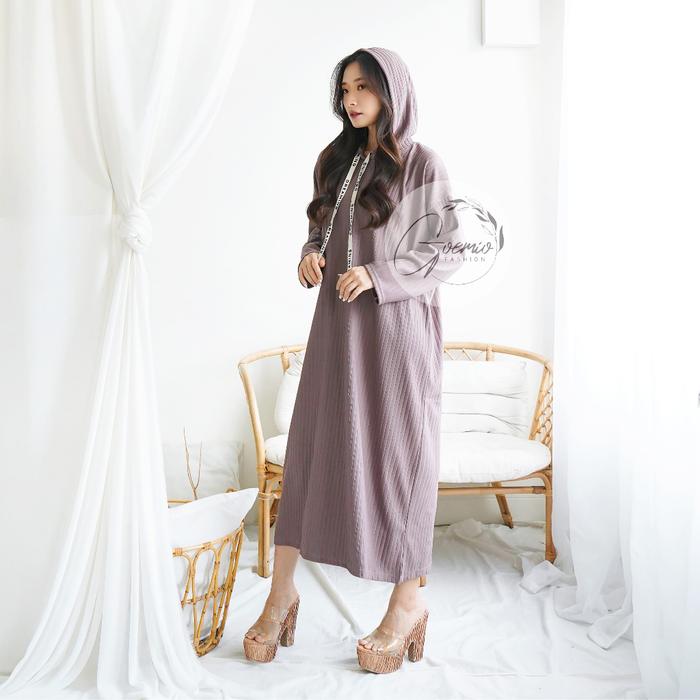 New Ilook | Sweater Domdom Dress Sweater Knit Korea Fashion Style Polos - Terlaris
