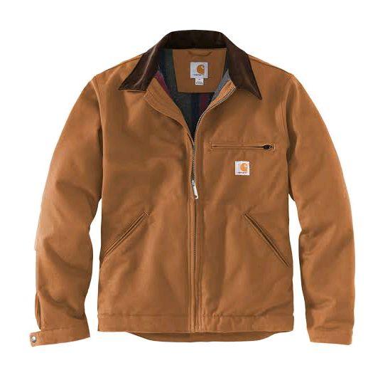 Carhartt Jaket Detroit - Jaket Pria dengan Desain Klasik dan Warna Coklat