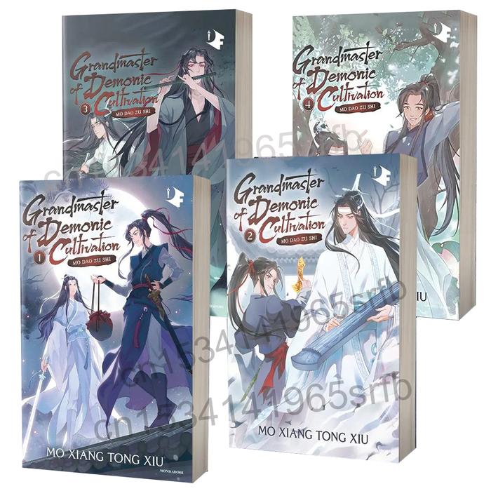 4 Volume Novel Dalam Bahasa Inggris (Master Iblis Dao) Novel Fantasi