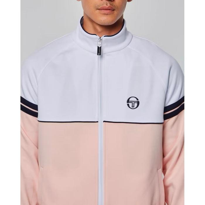 Sergio Tacchini Orion Tracktop Jacket In Pink / White