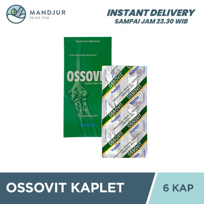 Ossovit 6 Kaplet - Suplemen Kesehatan Tulang
