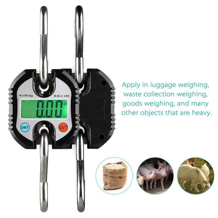 Mini Portable Electronic Scale Digital Luggage Scale Fish Scale with