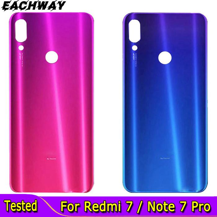 For Xiaomi Redmi Note 7 Pro Back Battery Cover Redmi 7 Note7 Rear