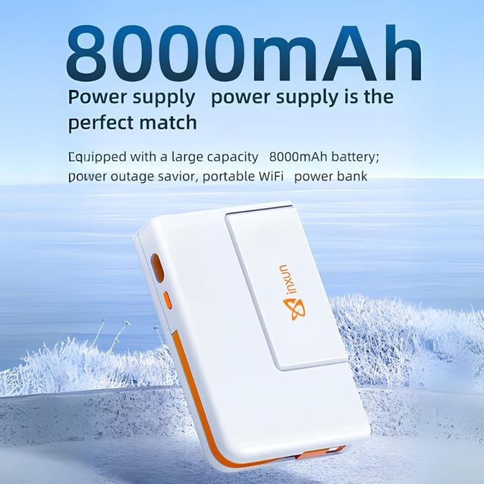 ( FREE 5GB ) UPLU Mifi Modem Wifi Wireless Router All Operator 4G LTE 8000mAh 150Mbps High Speed