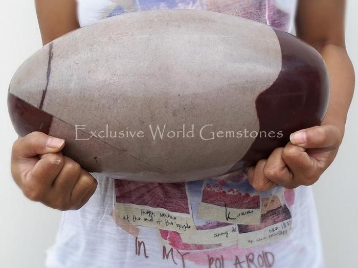 1.77.41- Natural Narmada Shiva Lingam JUMBO - India