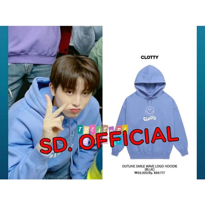 Jaket Hoodie Jumper Tresure Junghwan Clotty Smile