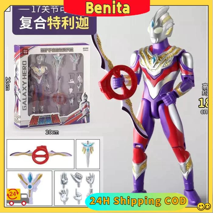 【Murah COD】Figure Ultraman Tiga Trigger Decker S.h.figuarts SHF Ultramen Action Figure Ultraman Blaz