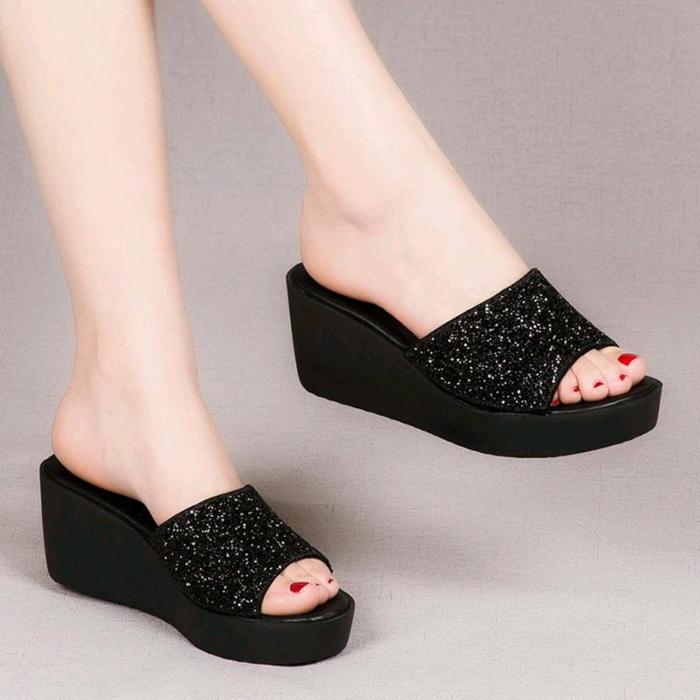 SANDAL PESTA SOFIYA/SANDAL WANITA WEDGES SOFIYA KEKINIAN TERMURAH/WEDGES SOFIA TERBARU/WEDGES SOFIYA