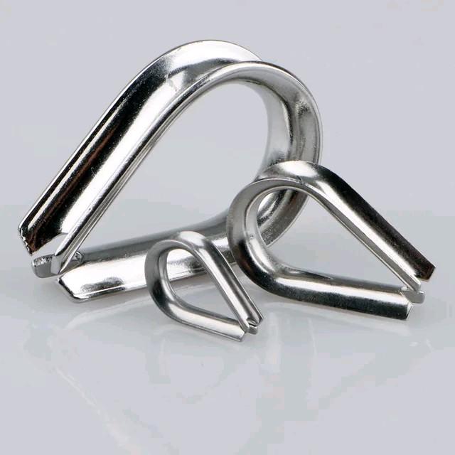 thimbel Lekukan Tali Sling 3 mm 4 mm 5 mm 6 mm 8 mm 10 mm 12 mm  16 mm 20 24 mm Stainless steel