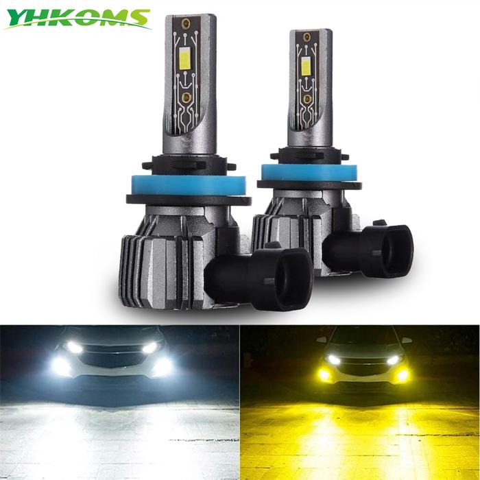 YHKOMS H7 9005 HB3 9006 HB4 H8 H11 H16 LED  H10 3055 Led Fog Light
