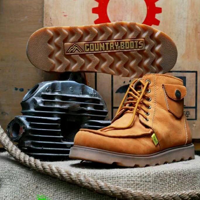 Ada Sepatu Boots Saku Country Boots Fashion Casual Original Kulit Asli 100%
