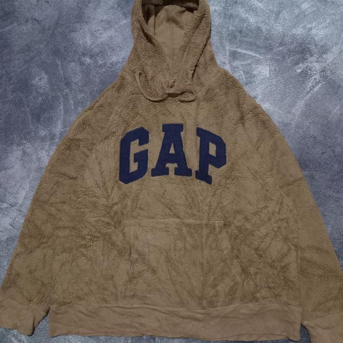 FASHION HOODIE GAP SHERPA LUAR ORIGINAL BRANDED TERBAIK
