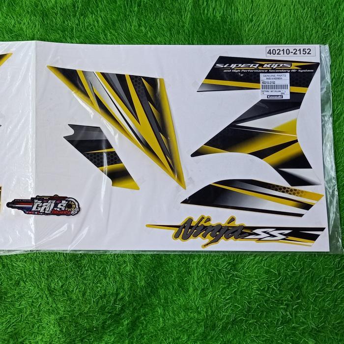 STRIPING KAWASAKI NINJA SS KUNING TAHUN 2013 DAN 2014 KAWASAK [NTS]