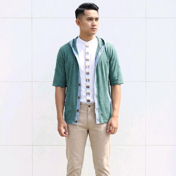 (Kemeja Branded) Power To The People Japan Cardigan Hoodie Short Sleeve Shirts