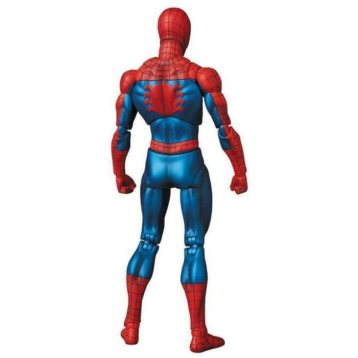 Patung Aksi Pria Laba-laba Marvel Mafex 075 Mainan Model Bergerak