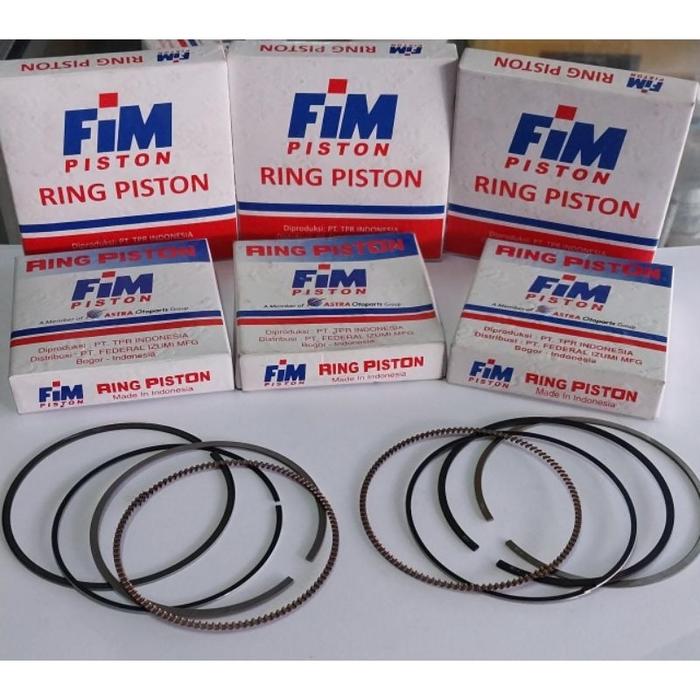 RING PISTON FIM UKURAN 61 62 63 66 67 68 70 71 72 UNTUK PISTON MENTAH / CUSTOME DOME MERK FIM SAJA K