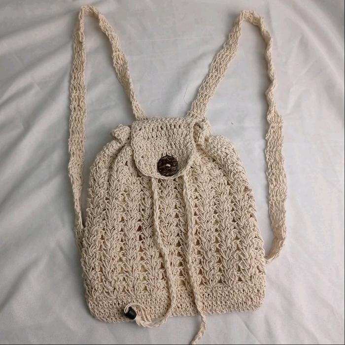 Valen's_Handmade||Tas Rajut Ransel Handmade