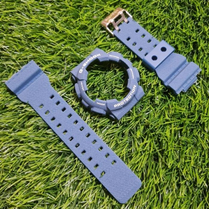 BNB BEZEL STRAP G-SHOCK GA-100 GA-110 GA-120 GD-120 BLUE JEANS PROMO MURAH