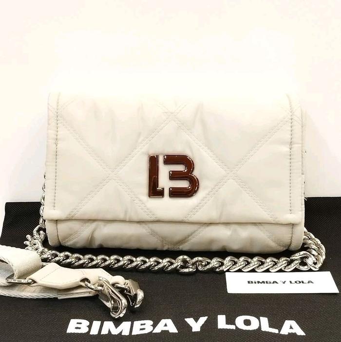 Bimba Original Bimba y Lola Small Stone PADDED CROSSBODY BAG Authentic Store