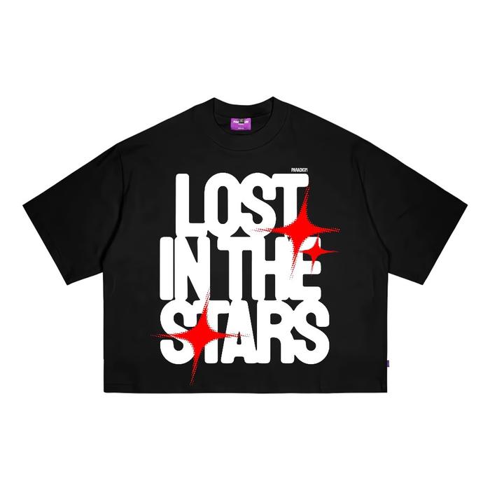[COD]Kaos Hitam Lost In The Stars T-Shirt | Lost In The Stars | Black | Paradigm Capital | katun| ka