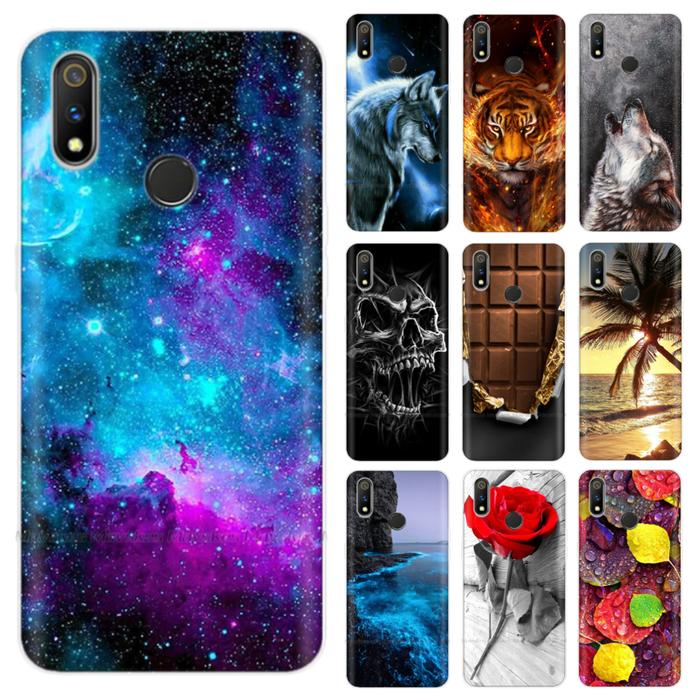 For OPPO Realme 3 Case Realme3 Case Silicon TPU Soft Back Cover Phone