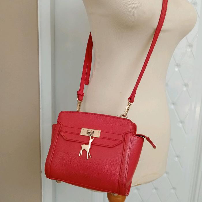 Vanessa Hogan Australia, sling bag kulit asli safiano