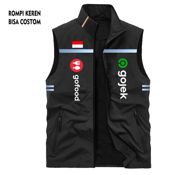 TERMURAH !!! Rompi Gojek Driver 2025 - Rompi Motor Gojek Tahan Lama Dan Nyaman Untuk Berkendaraan - 