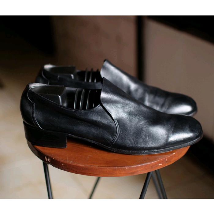 Sepatu Pantofel Baallyy Prange Slip On Leather Vintage not Boots Paraboot Kleman Alden Allen Edmonds