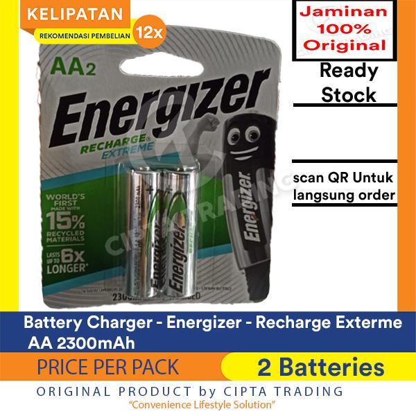 Rechargeable Batteries / Baterai Cas - Energizer - Rechargeable AA 2300mAh