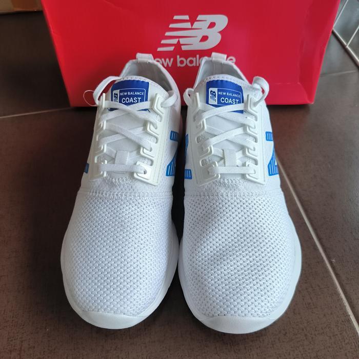 Sepatu New Balance NB Coast White Slip On Size 42 New Original