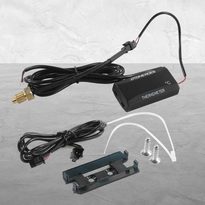 Termometer Digital Pengukur Suhu Air Radiator Mesin Motor - LC135