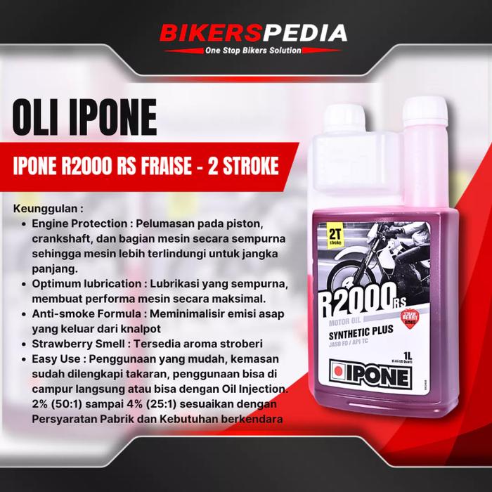 Ipone R2000 RS Fraise - Oli motor 2 tak