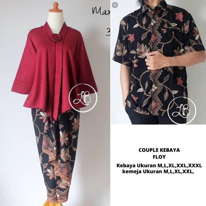 Terlaris- Kebaya Modern Couple Floy Milo -Gratisongkir