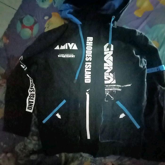 Jaket Parka Amiya Rhodes Island Arknigh kudou x metro