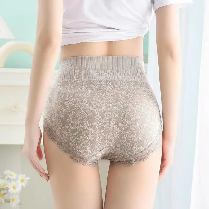 Celana Dalam Wanita Korset Pita Batik Slimming Pants CD Sutra Cewek Sempak Dewasa