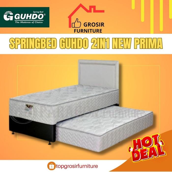 Springbed Guhdo 2in1 New Prima FULL SET - SANDARAN PROSPINE