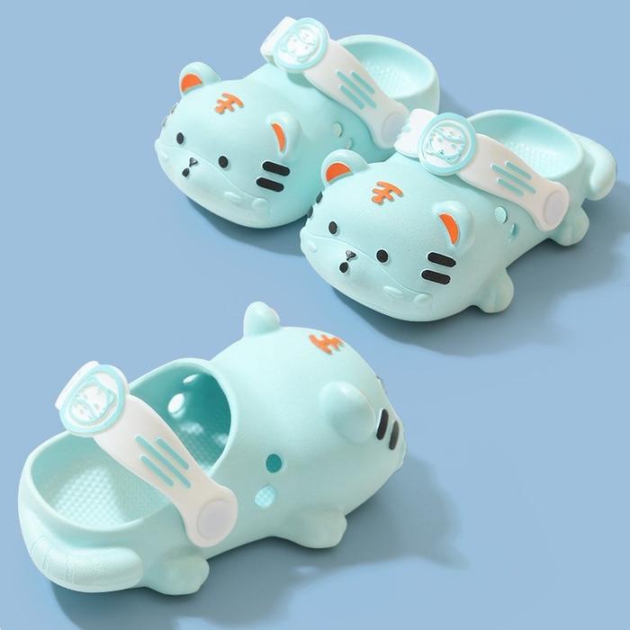 Sendal  Sandal Anak Eva Lembut Karakter Cute Tiger NonSlip SA-S anak pria & wanita Eva Lembut Karakt
